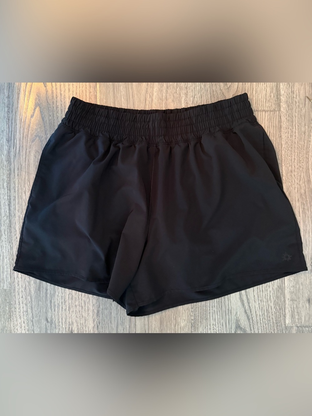 aerie offline black 4 inch Athletic Shorts